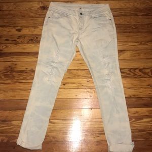 Acid wash look jeans skinny